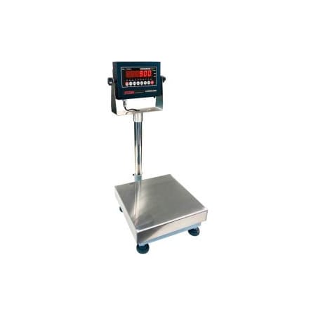Optima Scale Mfg. Optima 915 Series NTEP Bench Digital Scale with LED Display 100lb x 0.02lb 12in x 12in Platform OP-915-1212-100LED